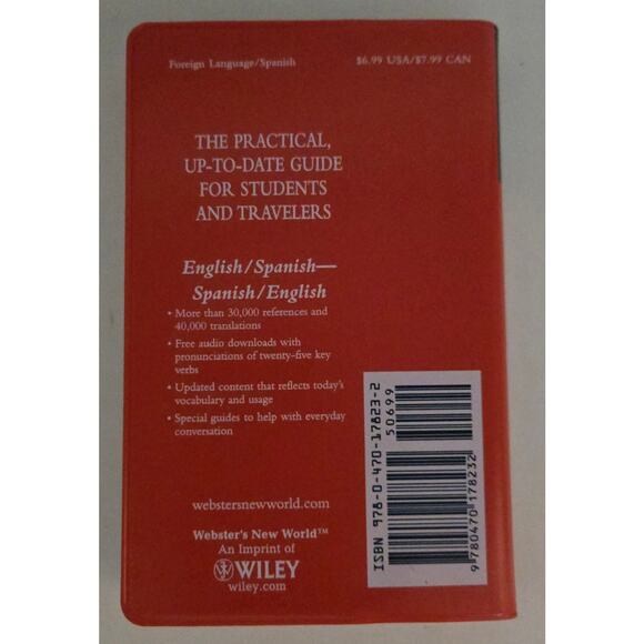 Webster's New World Pocket Spanish Dictionary - Picture 6 of 9